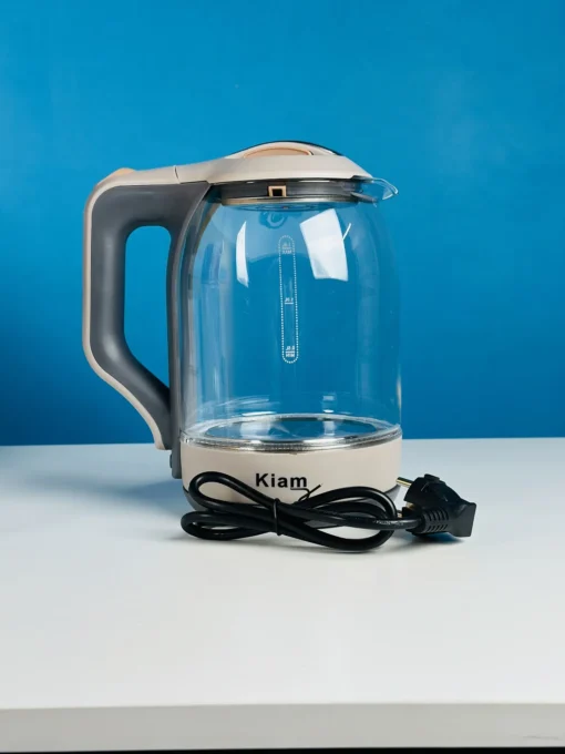 Kiam Electric Kettle BL002 - Automatic Shut-Off with Overheat Protection (1.8L)