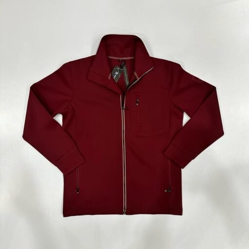 China Winter Jacket - Maroon - Image 4
