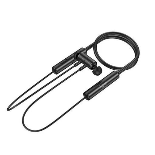 Hoco ES69 Neckband Earphones - Black Clear Calls and Long Battery Life - Image 2