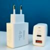 GearUP GP007 45W Fast Charging PD 3.0+ QC 3.0 USB Wall Charger