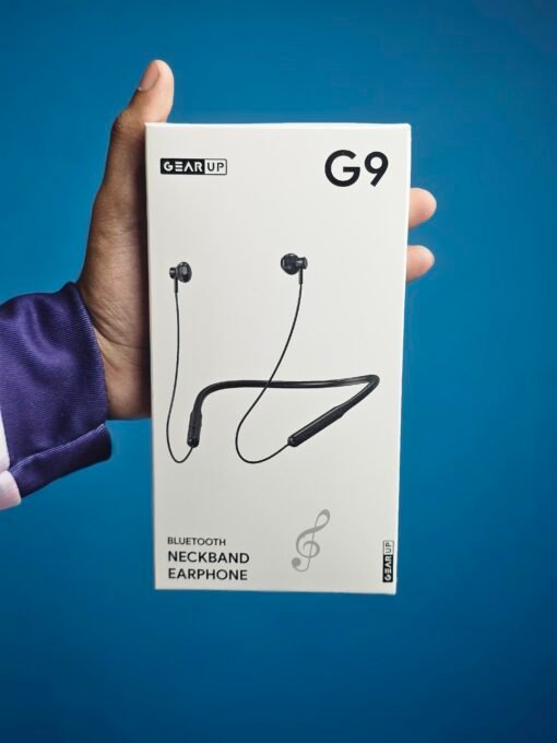 GearUP G9 Neckband Magnetic Metal Earphone
