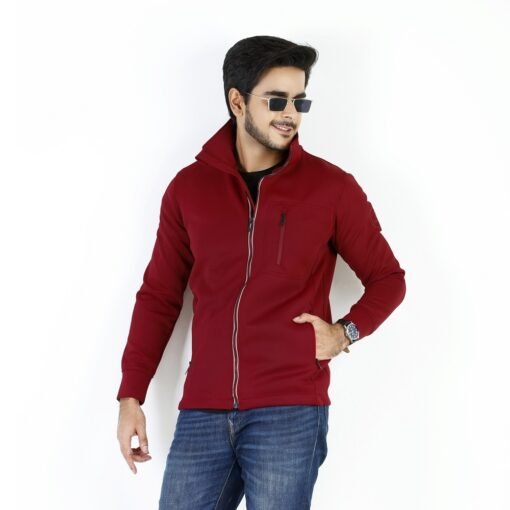China Winter Jacket - Maroon