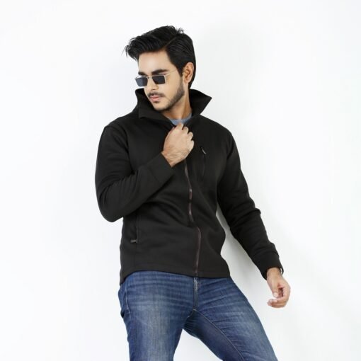 China Winter Jacket - Black - Image 2