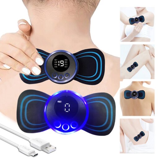 Smart Mini Neck Massager Portable Electronic Stick Double - Image 6