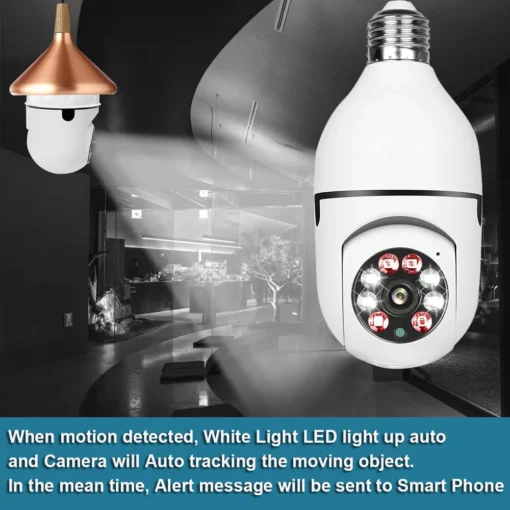 Smart 360° Rotated Security Camera HD 1080P with Two-way Audio, Motion Tracking and Waterproof Design - Image 3