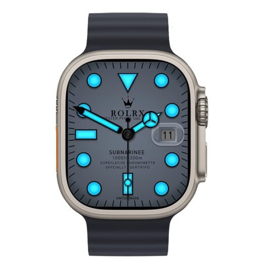 HK9 Ultra AMOLED Smartwatch with ChatGPT – Black