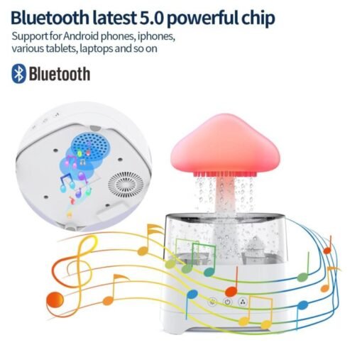 5-in-1 Bluetooth Speaker Rain Cloud Humidifier – Multi-Functional - Image 2