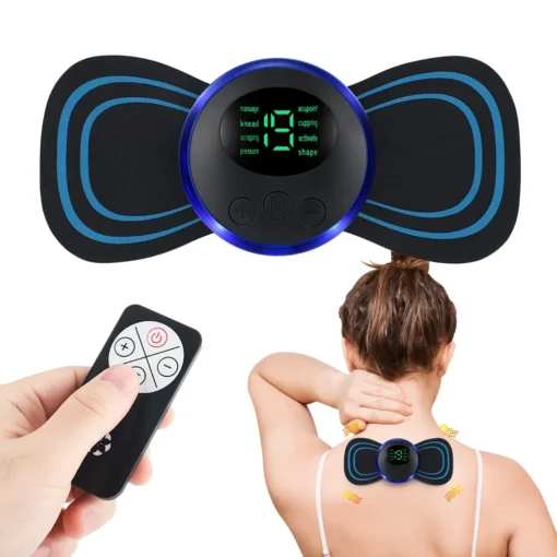 Smart Mini Neck Massager Portable Electronic Stick Double - Image 4