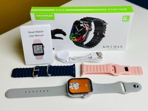 KW2 Max Smart Watch with Three Straps - Image 2