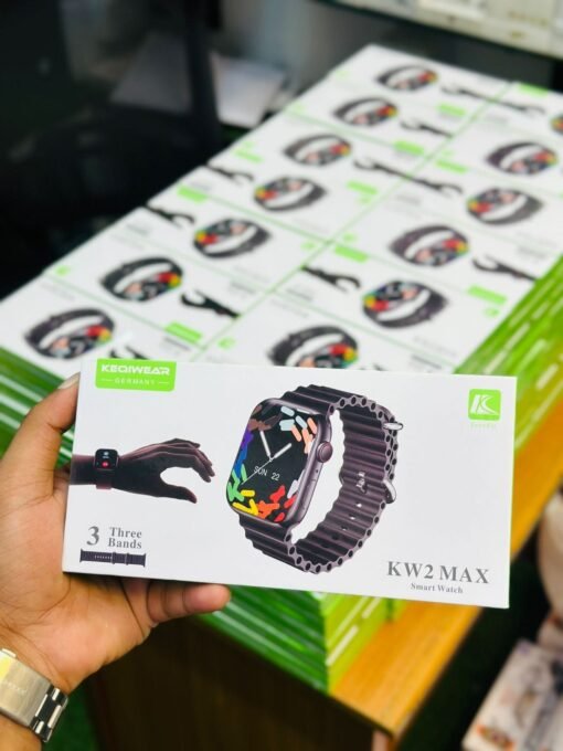 KW2 Max Smart Watch with Three Straps - Image 3