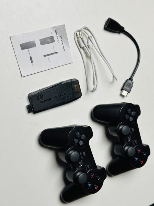 64GB Built-in 20,000 Games Stick with 2 Wireless Controllers – 4K HD Video Game Console - Image 6
