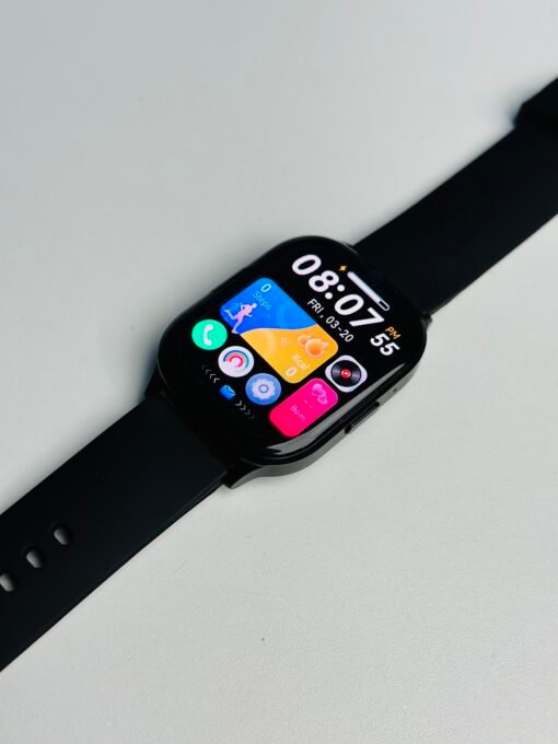 HK21 AMOLED Smartwatch AI Voice Assistant – Black Color - Image 2