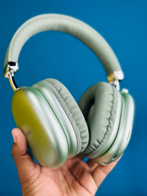 Hoco W35 Max (90 Hrs) Wireless Bluetooth Headphones Green - Image 3