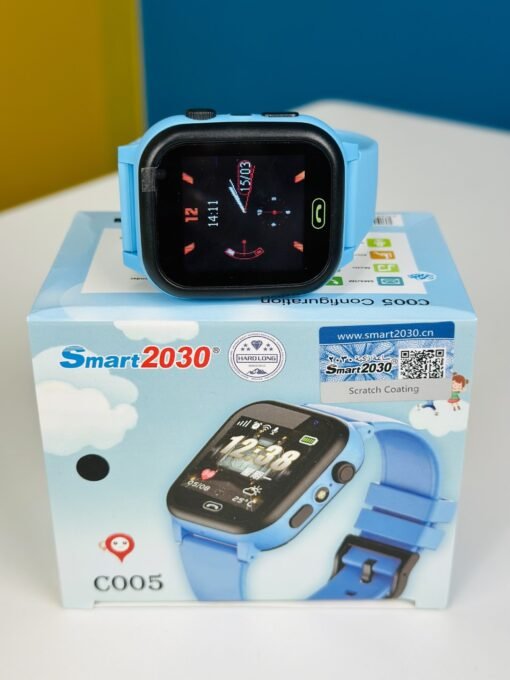 SIM-Supported Kids Smart Watch (Smartberry C005) – Blue Color - Image 3