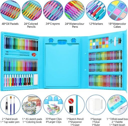Drawing Art Set Painting For Kids Box Artist -208 Pcs - Image 4