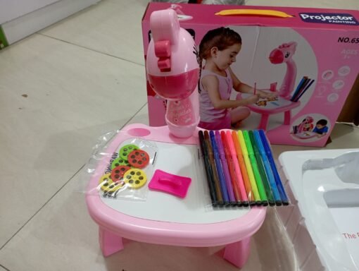 Little Hands Drawing Projector Table for Kids, Trace and Draw Projector Toy with Light - Image 9