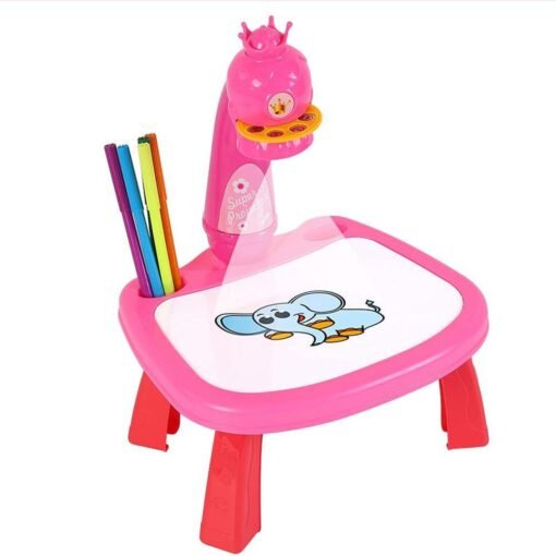 Little Hands Drawing Projector Table for Kids, Trace and Draw Projector Toy with Light - Image 3