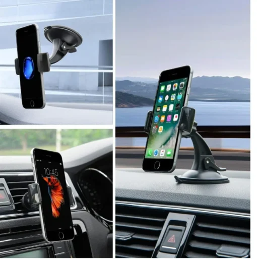 Universal Premium DH17 Gravity Linkage In Car Phone Holder-5457 - Image 3