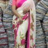 Indian Soft Weightless Georgette Saree With Matching Blouse Piece for Women 5