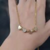 Love Heart Magnetic Pendant Chain Necklace