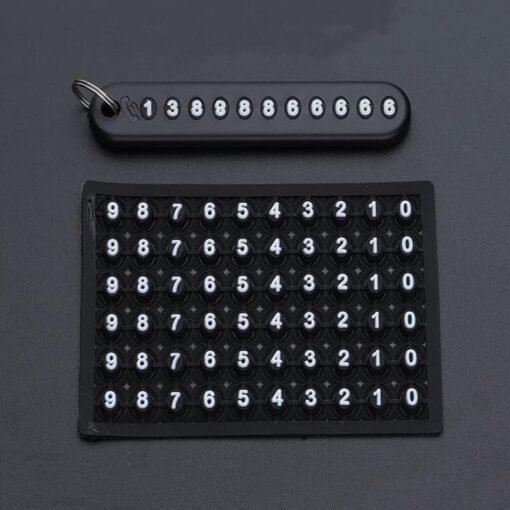 Anti-lost keychain with Mobile Number for Bicycle Car Auto Motor Cycle Key Ring Gift - Image 4