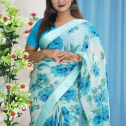 Indian Sanjana Brand Georgette Saree 118