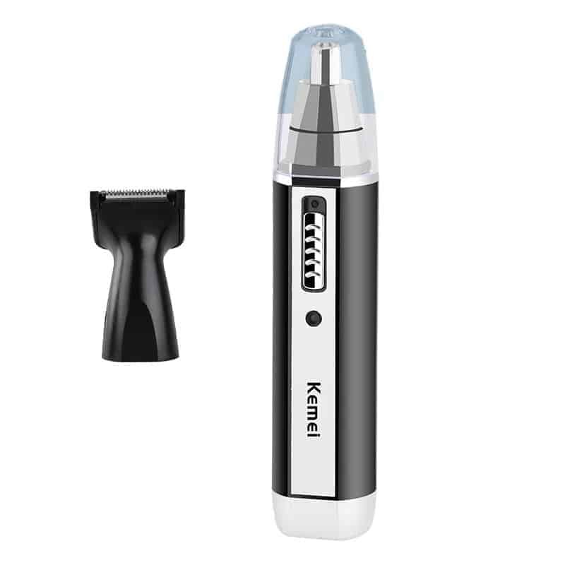 Kemei KM-6632 2-in-1 Rechargeable Nose Hair Trimmer – Precision Grooming Made Easy! - Image 4