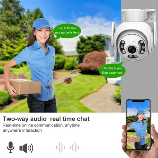 Waterproof Outdoor V380 Pro IP Camera- 8517 - Image 4