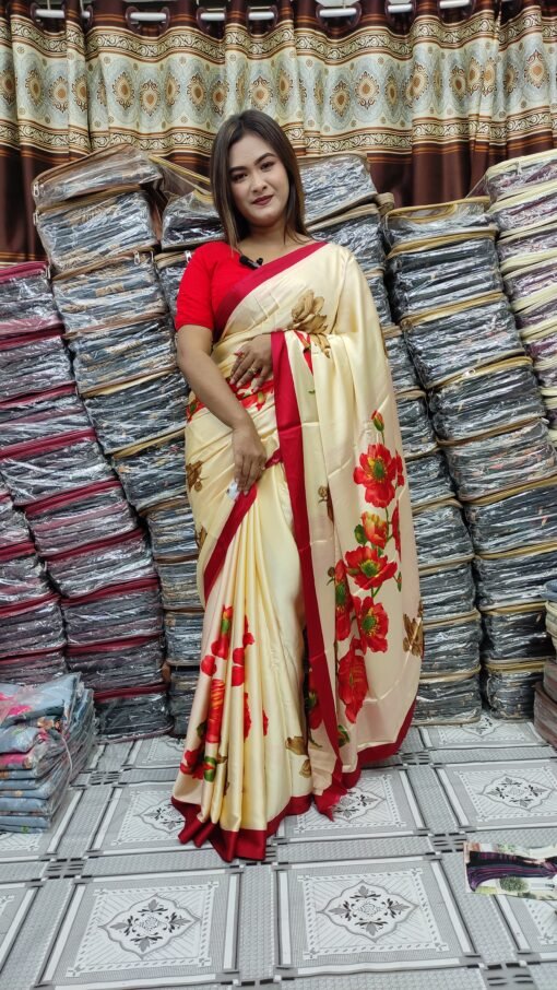 Indian Sanjana Brand Silk Saree 00019 - Image 3