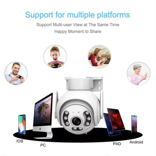 Waterproof Outdoor V380 Pro IP Camera- 8517 - Image 5