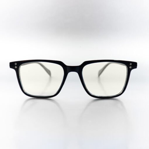 Pattinson Black Unisex Eyeglasses - Image 3