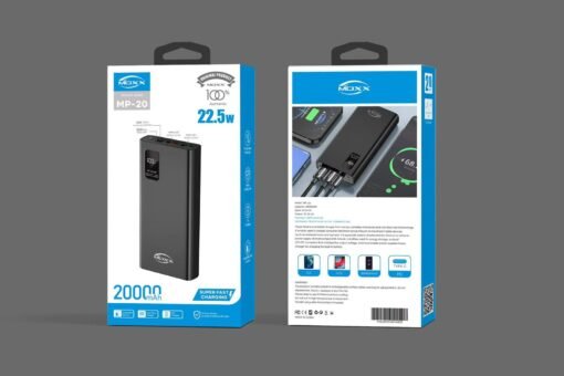 Moxx MP-PB20 20000mAh Power Bank – 22.5W (PC-4915) - Image 2