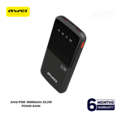 Awei P10K 10000mAh Power Bank – 22.5W PD Fast Charging |PC-8849