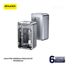 Awei P111K 10000mAh PD22.5W Fast Charging Power Bank – PC- 8713