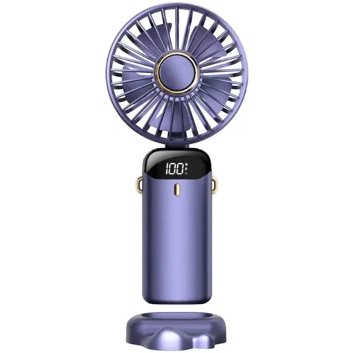 Portable Fairy Wand Handheld Fan – 5000mAh Rechargeable | 5-Speed Airflow | LED Display | PC- 8564 - Image 3