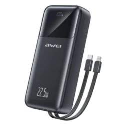 Awei P106K/P107K 10,000mAh/20,000mAh 22.5W Multi-Output Fast Charging Power Bank – PC- 8712