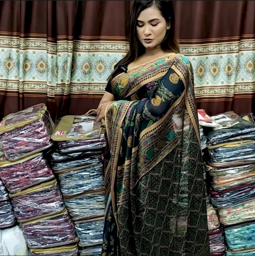 indian-sanjana-brand-silk-saree-202 - Image 3