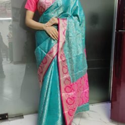 Kanjivaram Katan Sharee With Blouse Piece -J