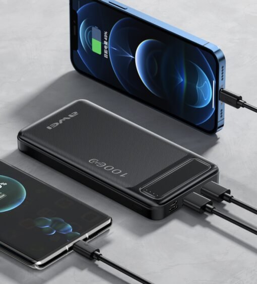 Awei P5K 10000mAh Dual USB Power Bank – Fast Charging - Image 4