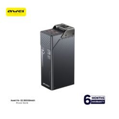 Awei PA-32 30000mAh Power Bank – 22.5W Fast Charging | PC- 8858