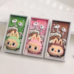 Cute Cartoon 3D Silicone Protective Shell Wireless Earbuds (Labubu Edition)