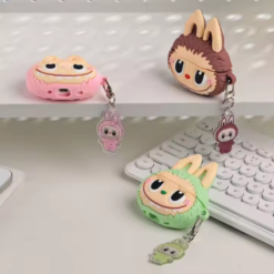 Alternative view of Cute Cartoon 3D Silicone Protective Shell Wireless Earbuds (Labubu Edition)