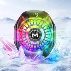 Memo CX10 Mobile Phone Cooler with RGB Lighting, Semiconductor Cooling & Type-C Power – Universal Compatibility