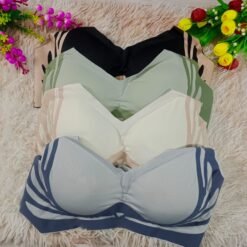Alternative view of Imported Premium Soft Stretch Comfortable Push-Up Sports Bra (B& G)