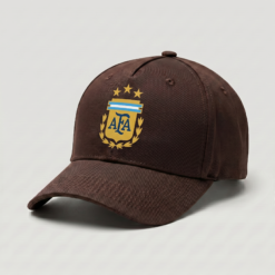 Alternative view of Argentina AFA 3 Star Black Cap | Premium Football Fan Baseball Cap | Argentina World Champion Supporter Hat