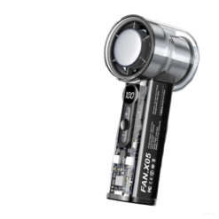 Alternative view of X05 Handheld High-Speed Turbo Cooling Fan – 3000mAh Rechargeable Ice Cooling Fan