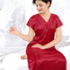 Premium Women's  Nighty | Soft Silk Satin Long Nightdress | CODE: 1430