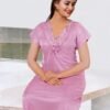 Premium Women's  Nighty | Soft Silk Satin Long Nightdress | CODE: 1432