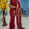 Indian Sanjana Brand Soft Georgette Saree – Elegant Party Wear Saree