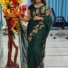 Indian Sanjana Brand Soft Georgette Saree – Elegant Party Wear Saree